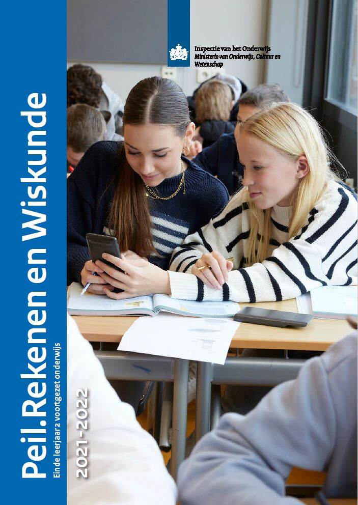 Coverfoto peilingsrapport Rekenen en wiskunde voortgezet onderwijs 2021-2022